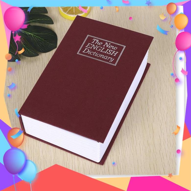 Két sắt mini 👉 sale 49% 👈 két sắt hình quyển sách loại nhỏ 11.5x8x4.5cm 10005