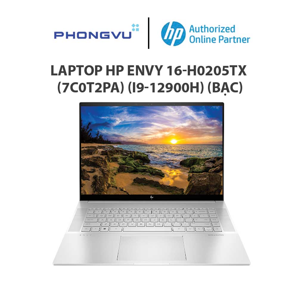 Laptop HP Envy 16-h0205TX (7C0T2PA) (i9-12900H/RAM 32GB/512GB SSD/ Windows 11) - Bảo hành 12 tháng