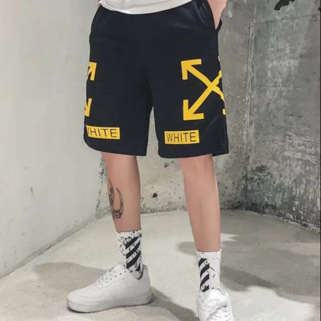 Quần short white off bigsize