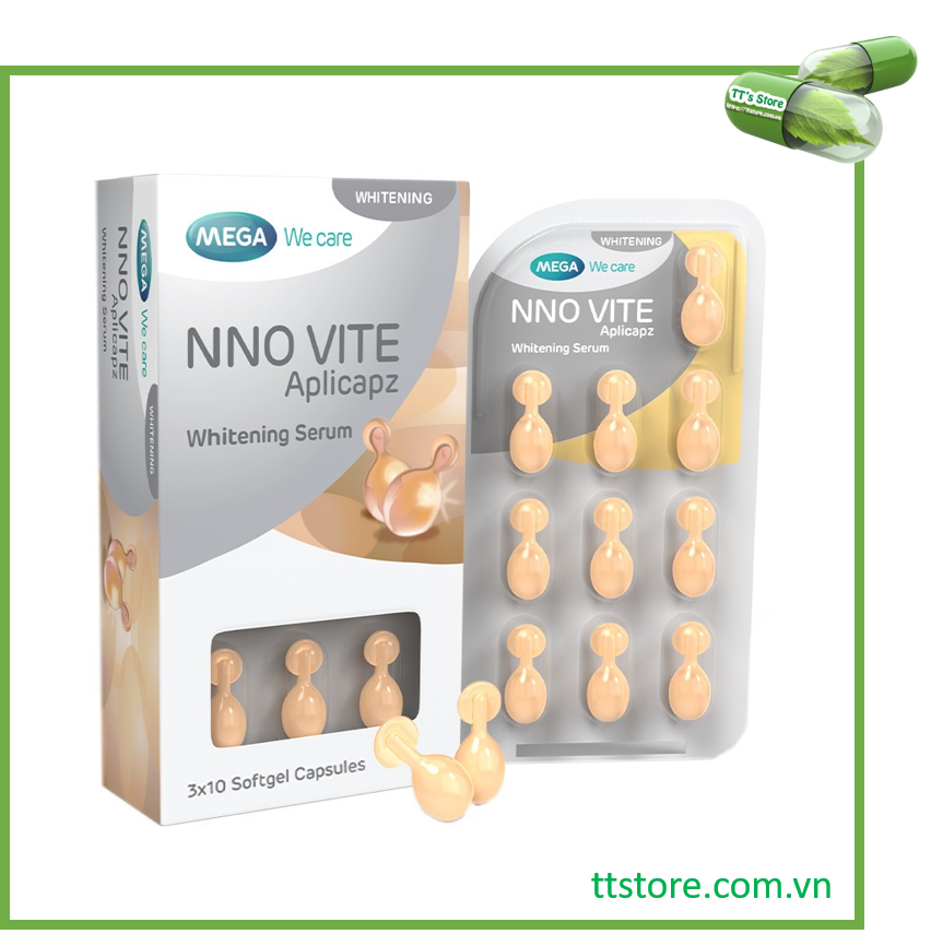 Viên vitamin nno vite 30v - da trắng và sáng màu dưỡng sâu bên trong