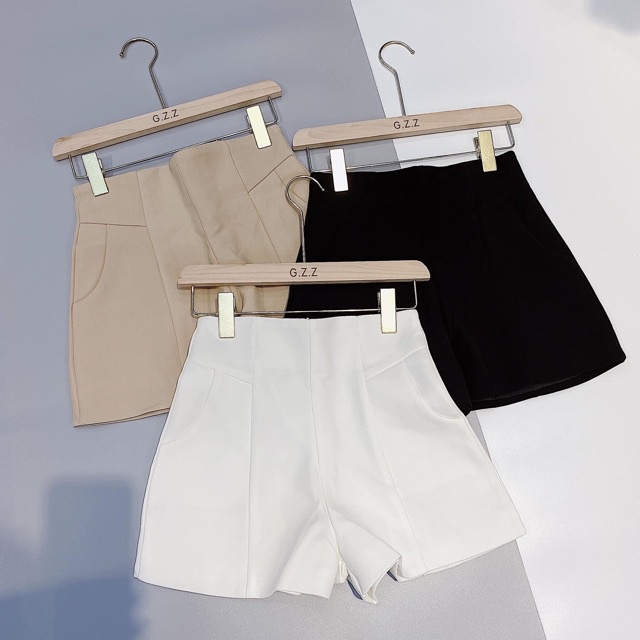 Quần Short Nữ Cạp Cao Chất Tuyết Mưa Cao Cấp.