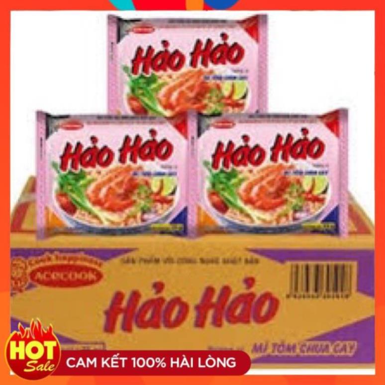Thùng 20 gói mì hảo hảo chua cay. thùng 20 gói