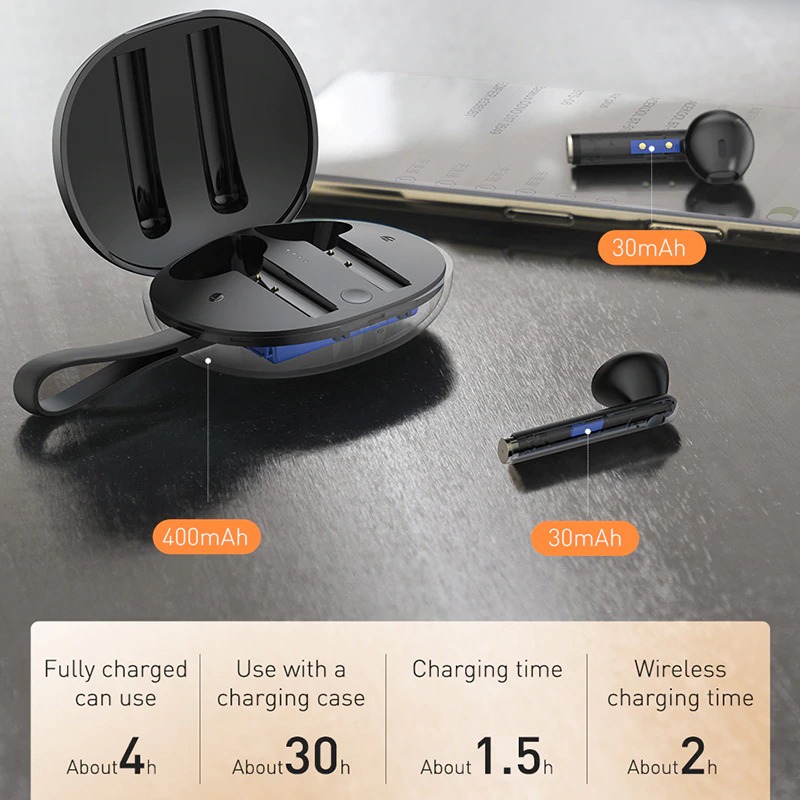Tai nghe không dây Baseus W05 True Wireless Earphones cho điện thoại IP/Androi