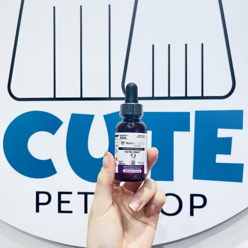 Dung Dịch Bổ trợ Miễn Dịch, Tăng Sức Bền cho chó mèo VETRI DMG - Chai 30ML