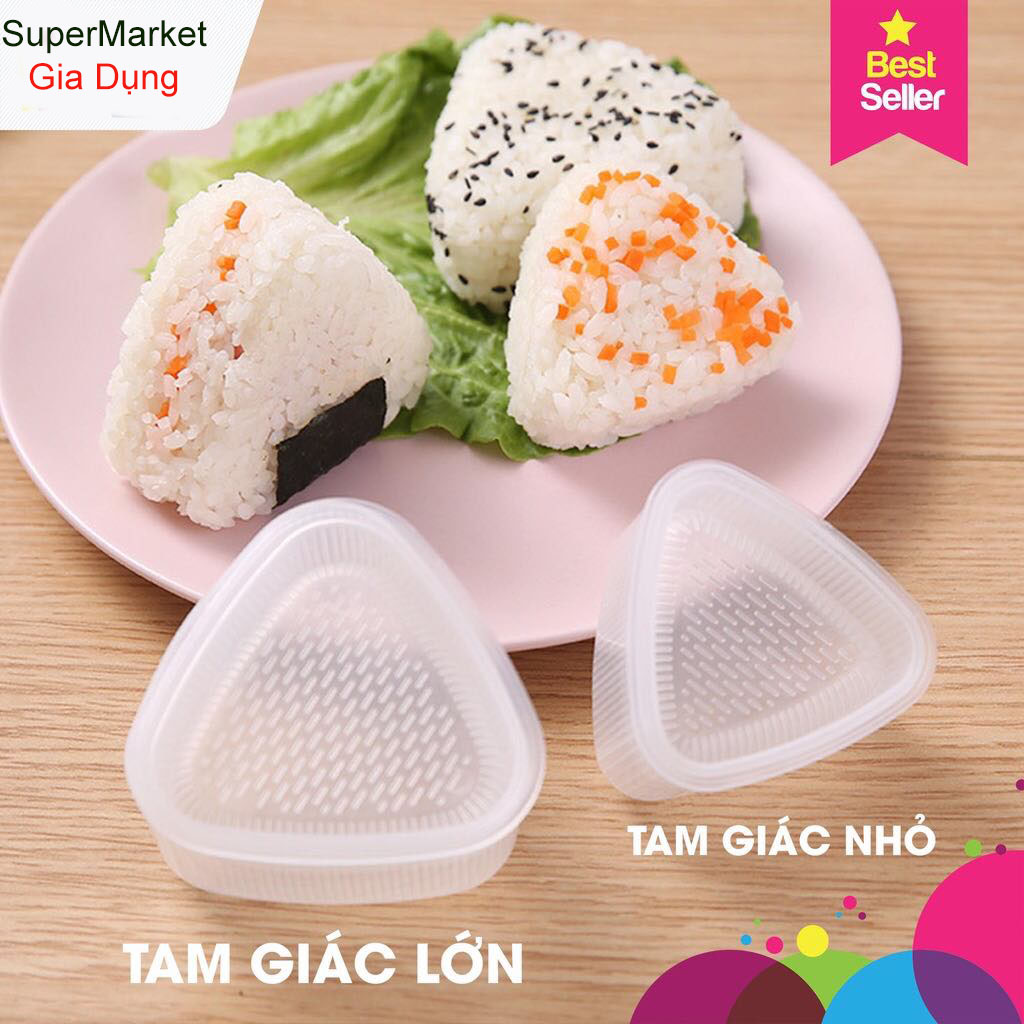 Khuôn làm cơm nắm Sushi Onigiri kiểu nhật,khuôn làm kimpap,làm bánh tiện lợi