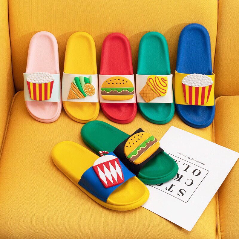 1C01 Dép đồ ăn 3D hot trend ulzzang