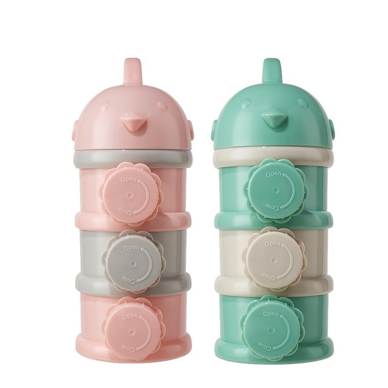Bình chia sữa 3 tầng, bình chia đồ ăn cao cấp - Chính hãng EMMAKIDS