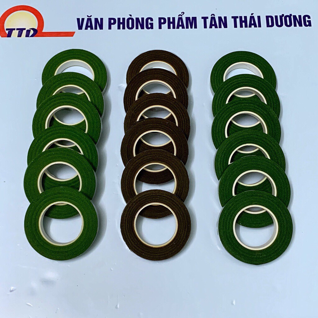 Cuộn Băng Keo Sáp - Băng Dính Sáp - Sáp Quấn Làm Hoa Voan - Hoa Giấy - Làm Đồ Trang Trí Handmade