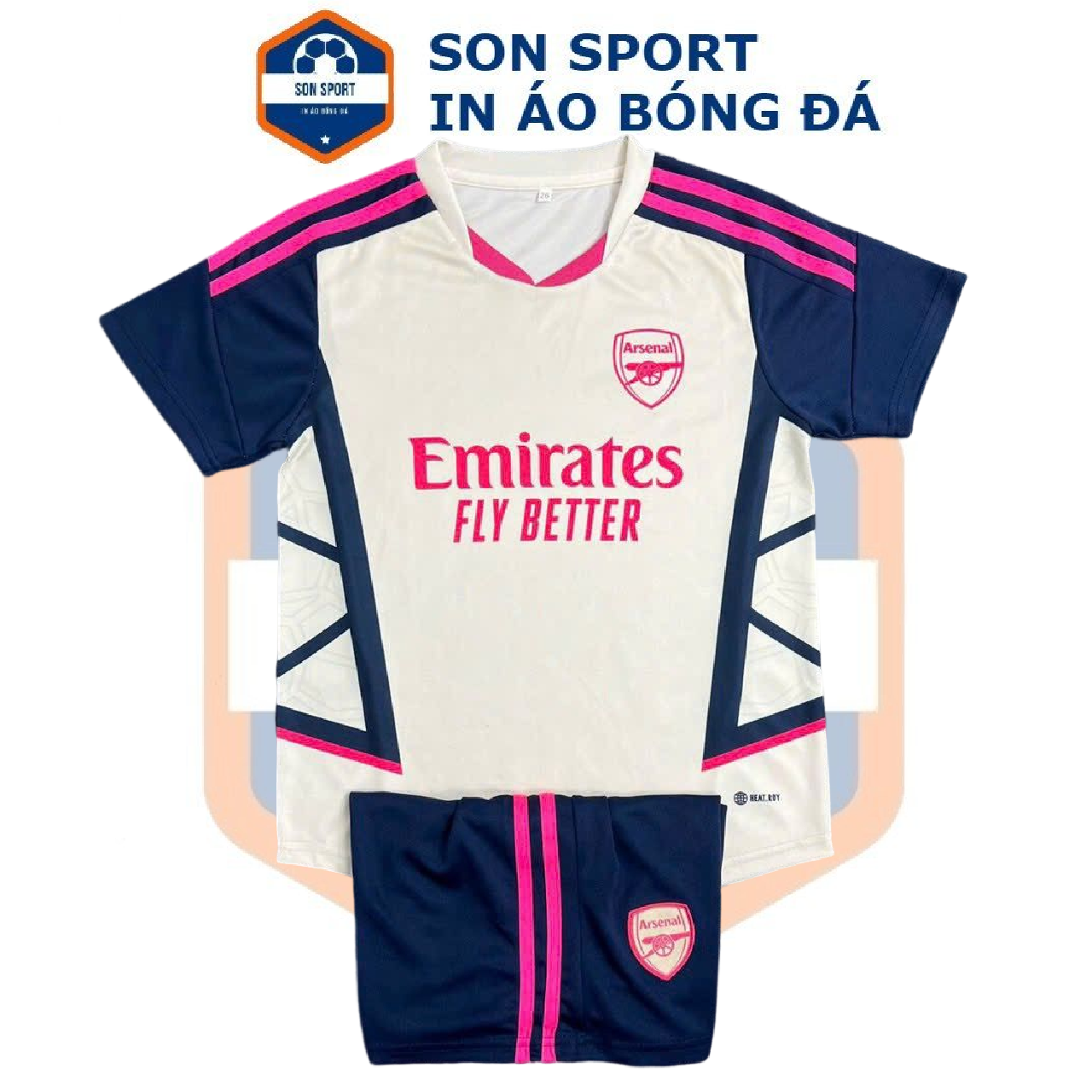 Áo Arsenal Trắng Hồng Giá Rẻ Tháng 8,2023|Biggo Việt Nam