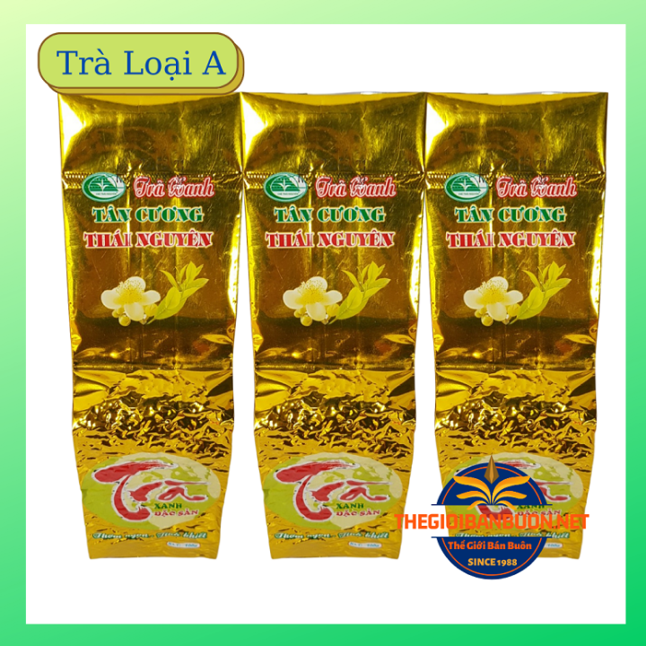 SIÊU NGON - 3 gói Trà Tân Cương Thái Nguyên 100g loại A