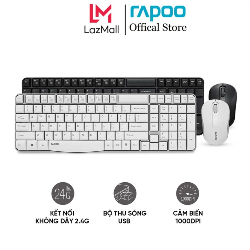 Bộ Bàn Phím Và Chuột Không Dây Rapoo X1800S