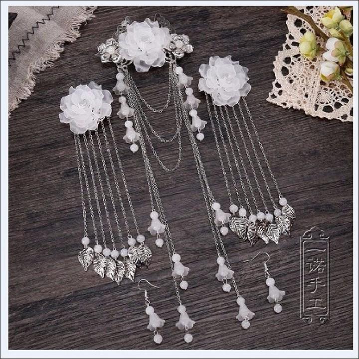 Bộ cài tóc cổ trang thiết kế độc đáo phong cách cổ trang cổ điển