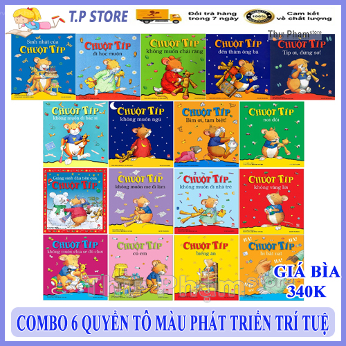 Combo trọn bộ 17 cuốn sách chuột típ - truyện giáo dục phát triển tư duy sáng tạo cho trẻ em