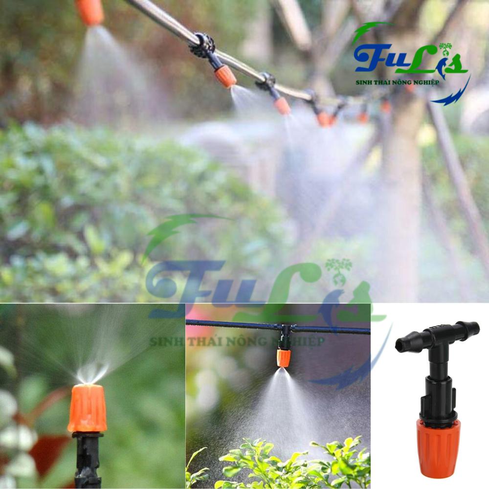 Bộ PHUN SƯƠNG TƯỚI LAN, LÀM MÁT 17 BÉC ĐƠN ( DÀNH CHO DIỆN TÍCH 10-15M2)