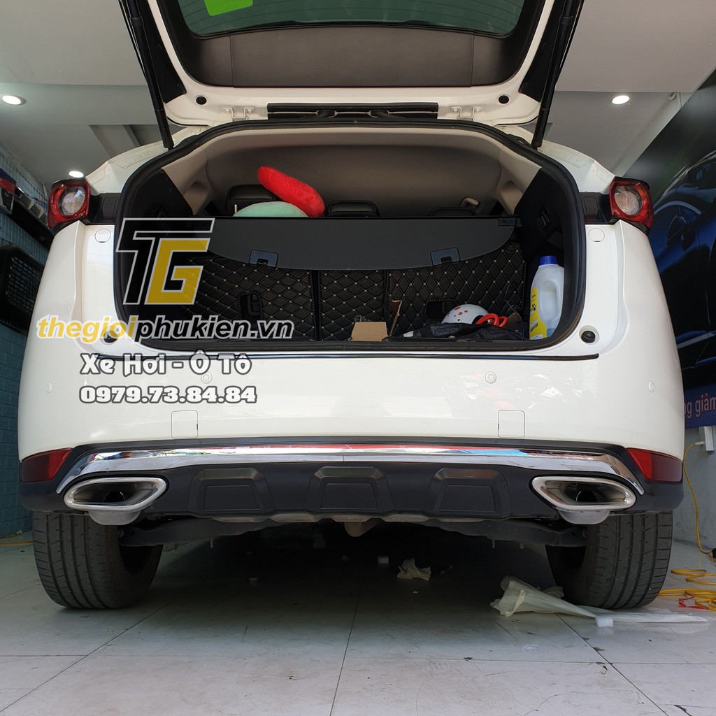 Mazda CX5, CX-5 2018-2021 - Líp pô thể thao 2 ống xả nhựa ABS giả Mercedes GLC