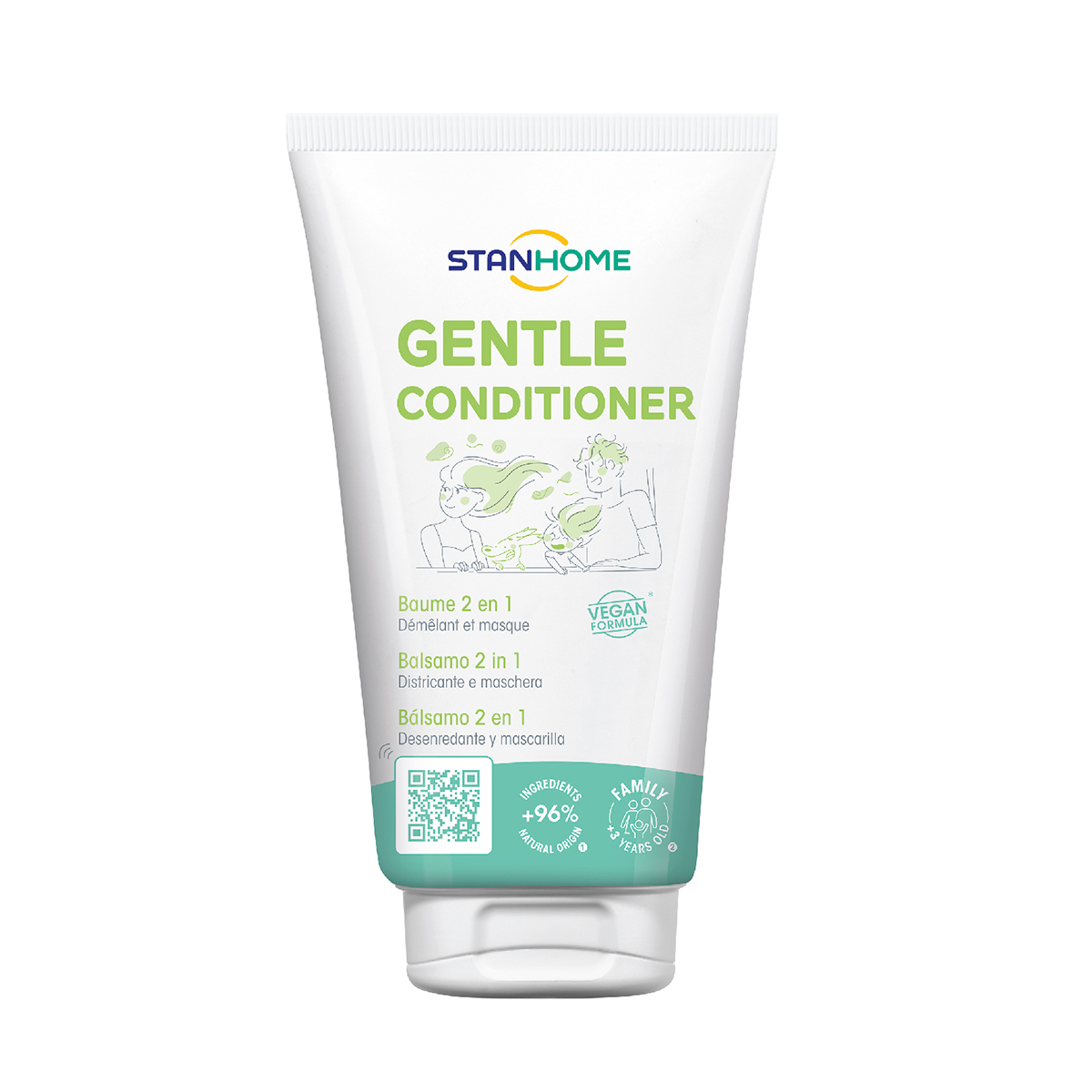 Dầu xả dưỡng tóc cho tóc suôn mượt Stanhome Gentle Conditioner 150ml/tuýp