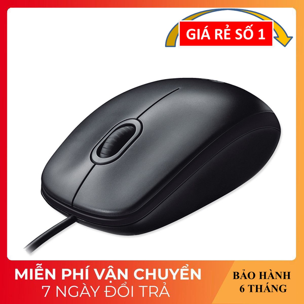 [Có Bảo Hành] Chuột game thủ có dây M100r kèm lót chuột quang - Hàng nhập khẩu
