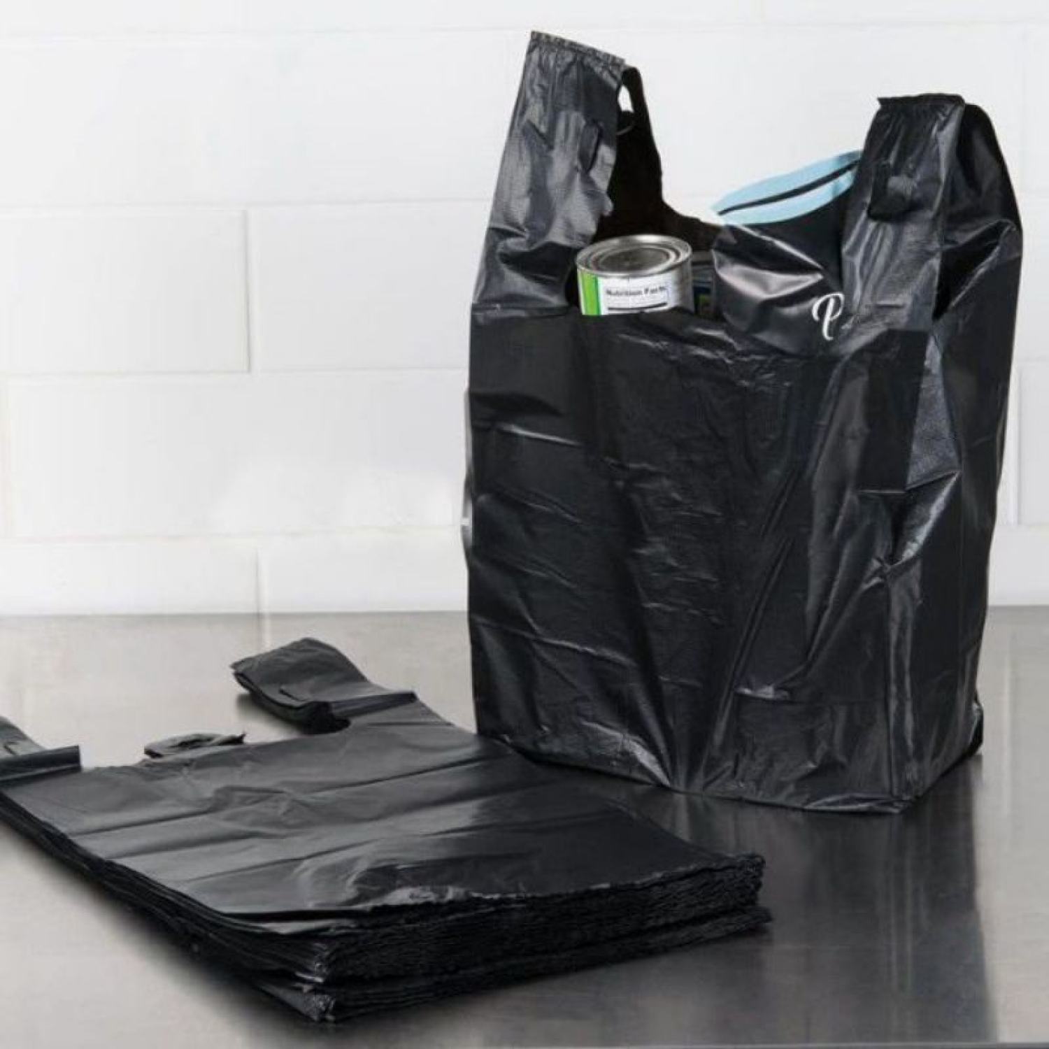1kg túi nilon Đen gói hàng đẹp , túi rác