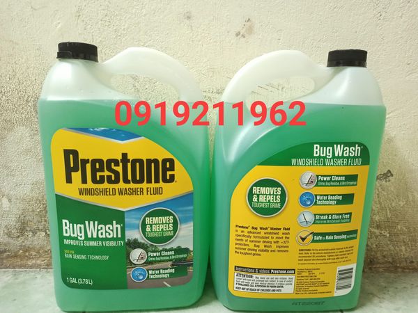 Nước rửa kính ô tô Prestone USA can 1Gal