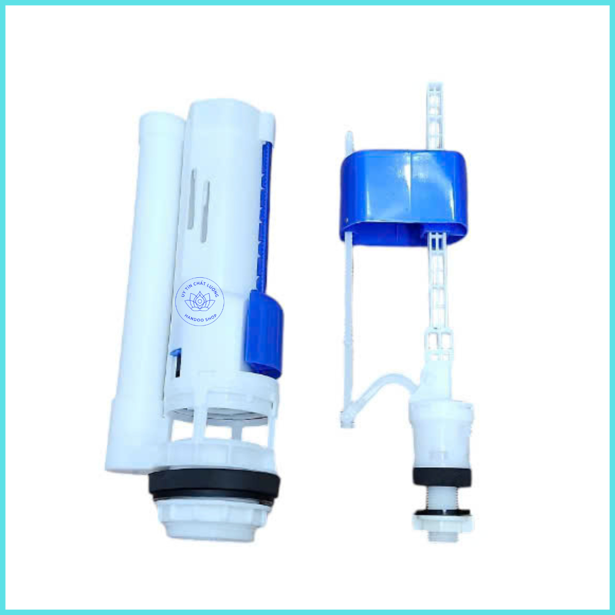 2-Button Toilet Flusher for Two-Piece, One-Piece Toilets Toto, Inax, Viglacera