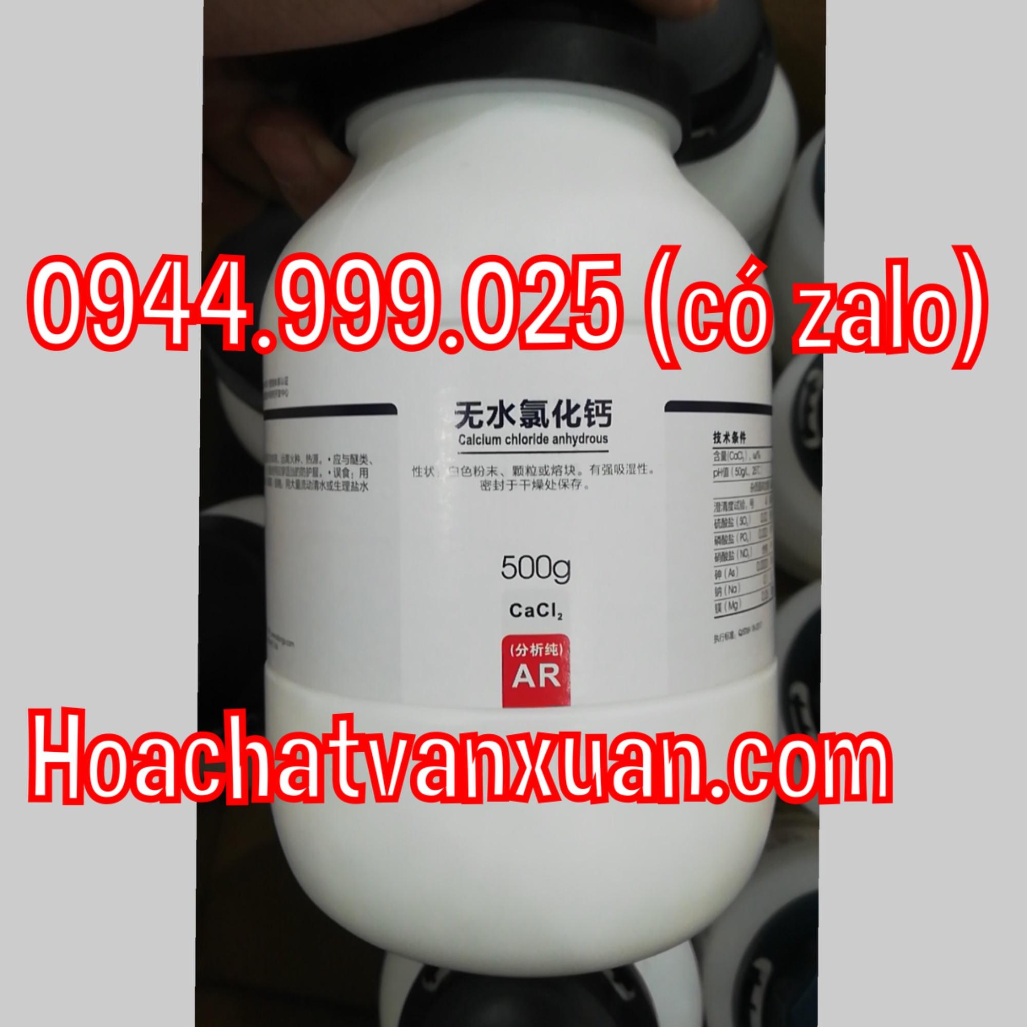 Cacl2 canxi clorua 500g calcium chloride tinh khiết cas 10043-52-4