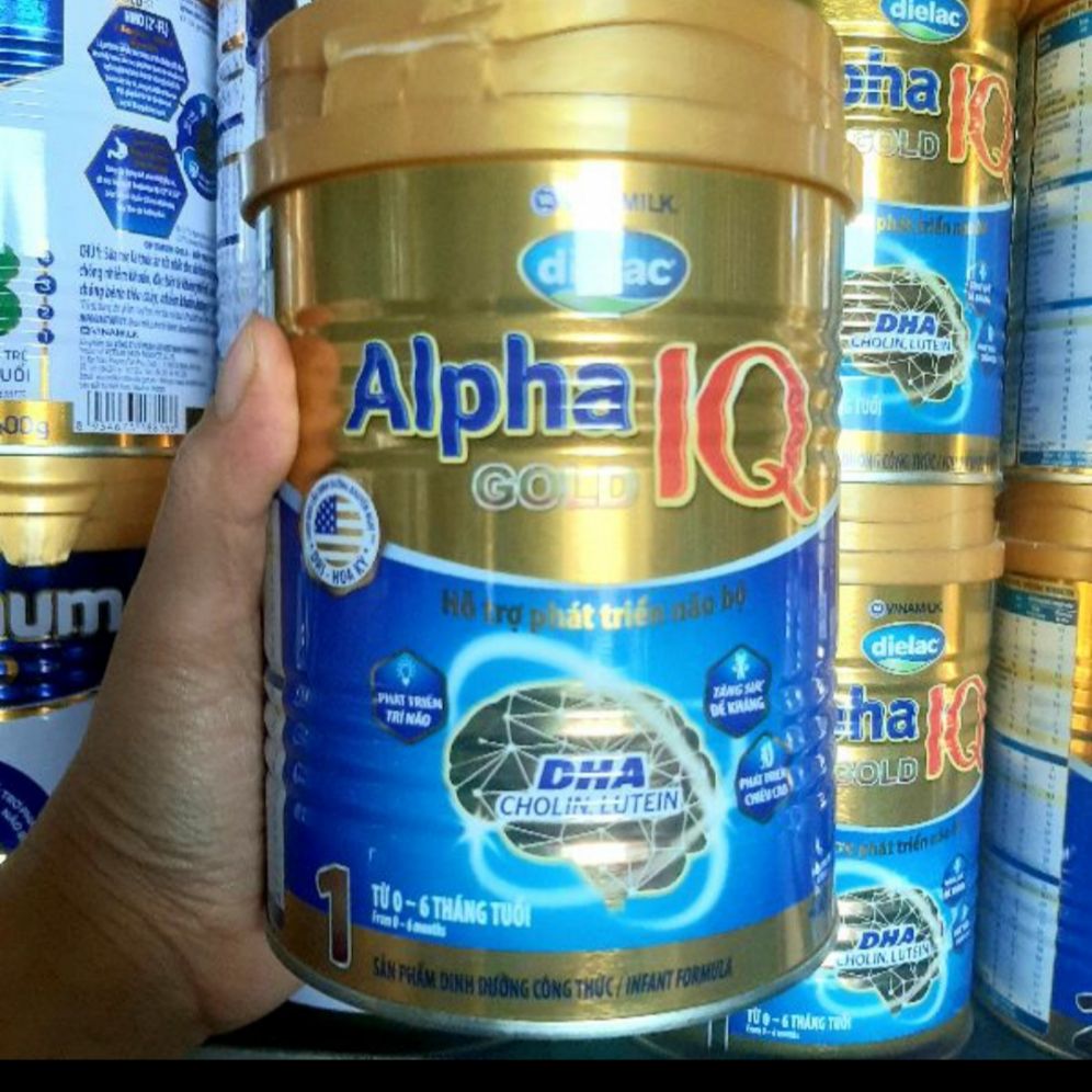 Sữa BỘT DIELAC alpha gold STEP 1 900G