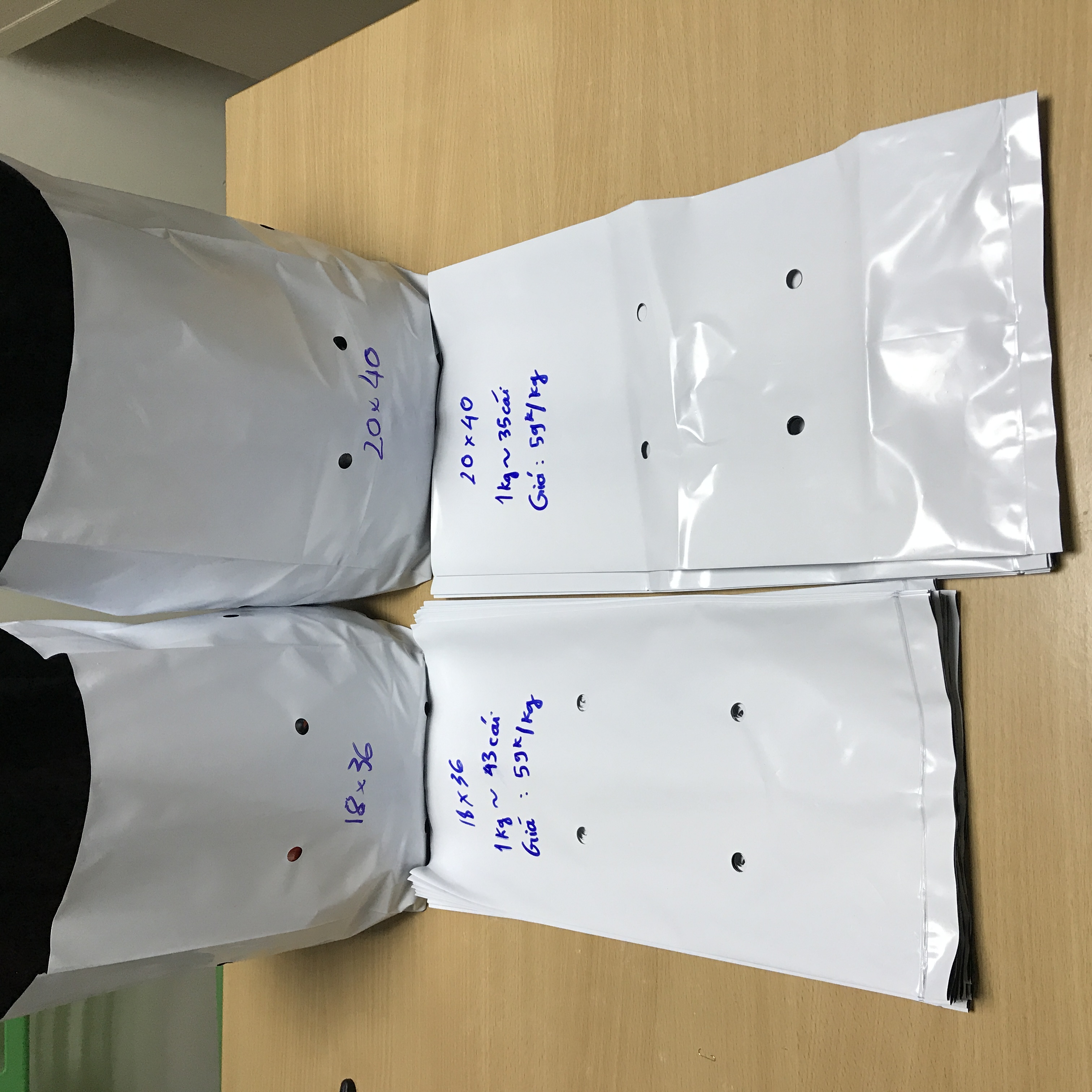 Túi trồng dưa lưới - túi bầu trồng dưa 1kg