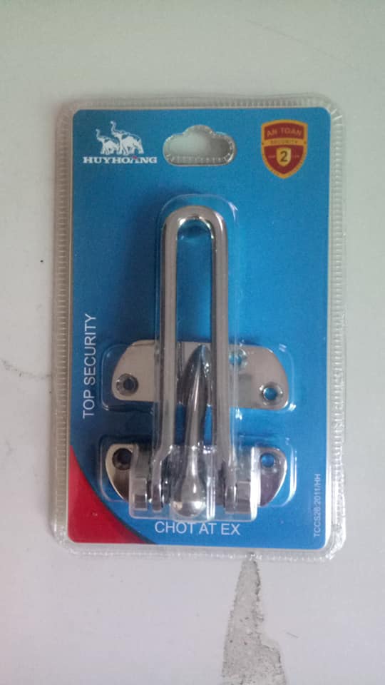 Hé cửa an toàn, chống trộm, chốt lật ngang Huy Hoàng
