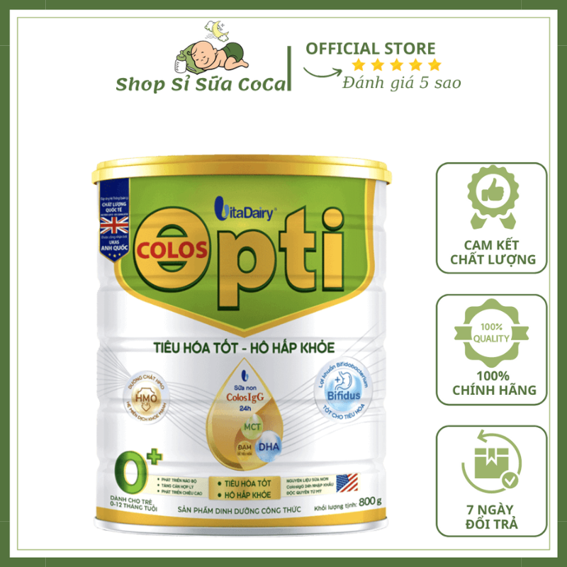 Sữa colos opti 0+ 800gr