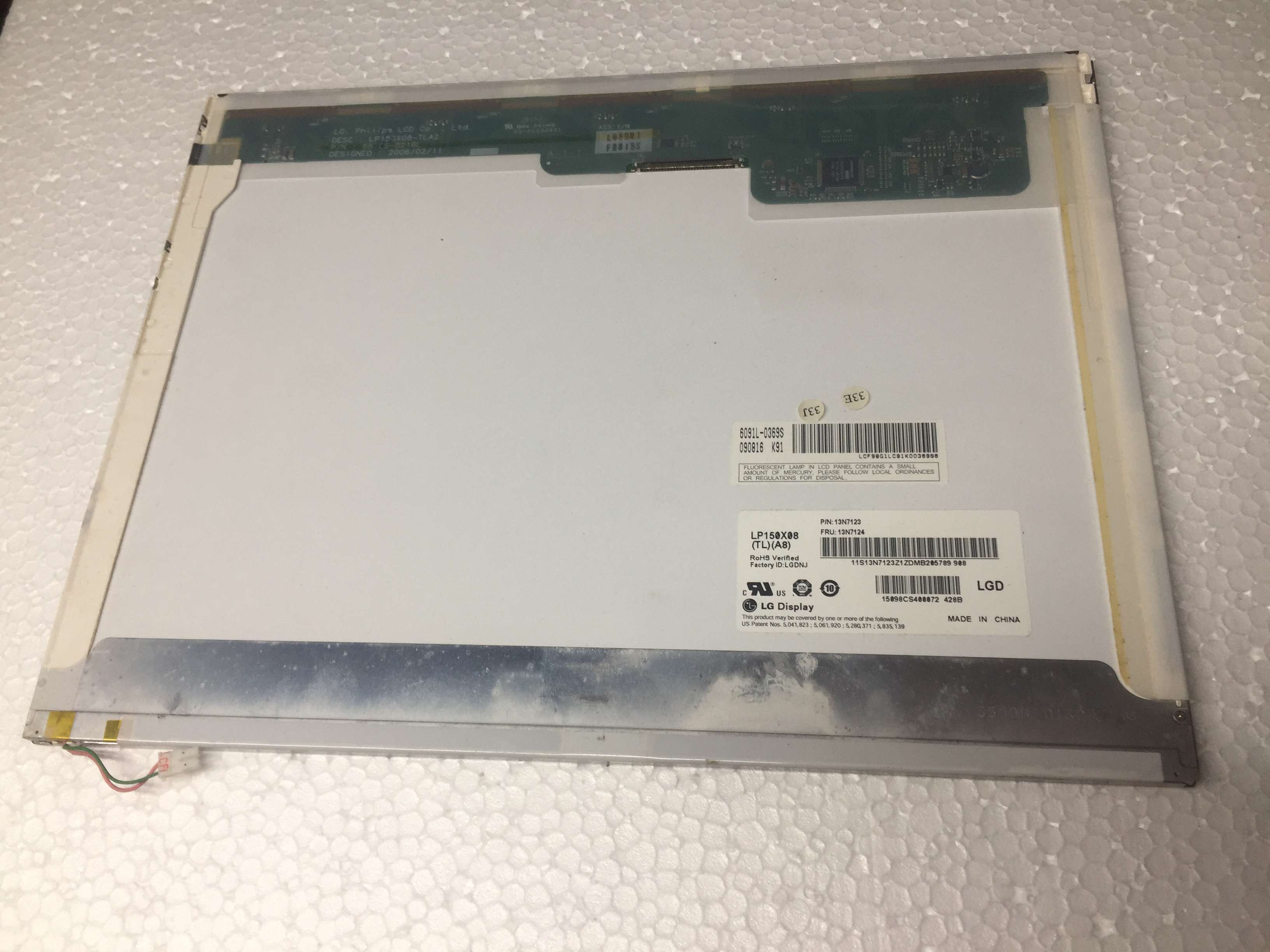 Màn hình LCD Laptop Chạy Đèn cao áp 15 in VUÔNG 30 Pin Lỗi nhẹ chọn ngẫu nhiên