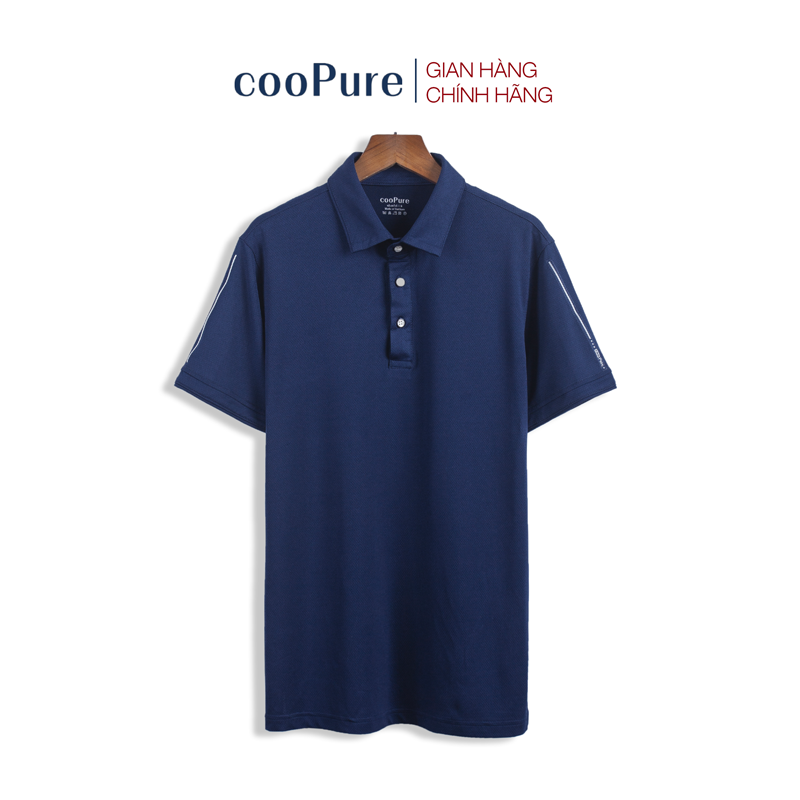 Áo polo thể thao cooPure, chất vải rayon thoáng mát, thiết kế đường phản quang tinh tế NO.2773 (3 màu)