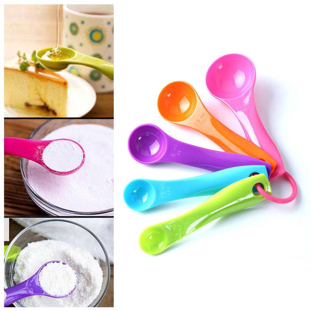 Set 5 muỗng đo lường gia vị làm bánh muỗng đo lường ml