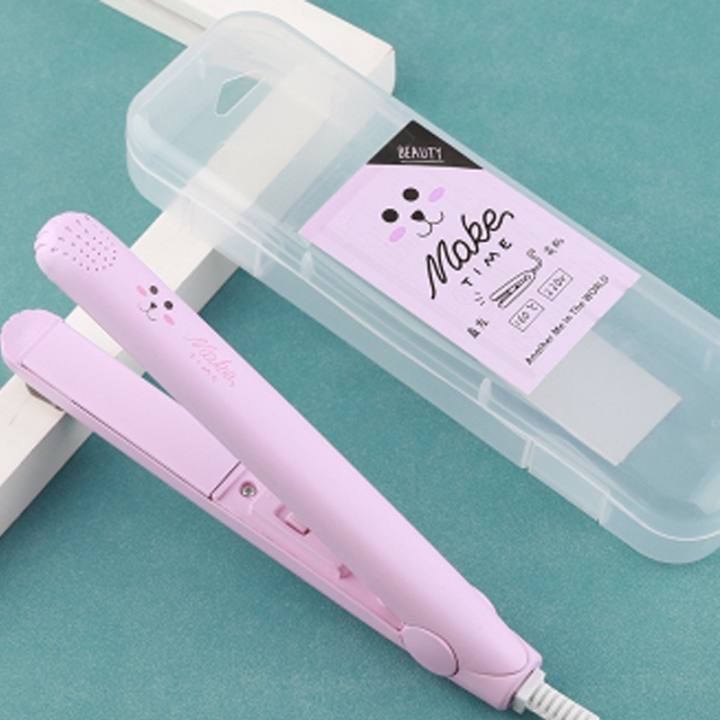 Máy duỗi ép tóc mini duỗi tóc uốn tóc - Máy làm tóc - Máy quấn tóc