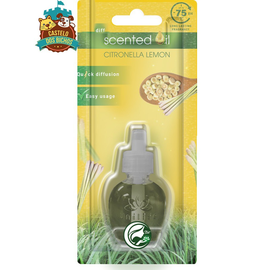 Tinh dầu Sả Chanh nguyên chất 🍊chai 30ml🍊 Tinh dầu thiên nhiên nguyên chất hương Sả Chanh Unilife