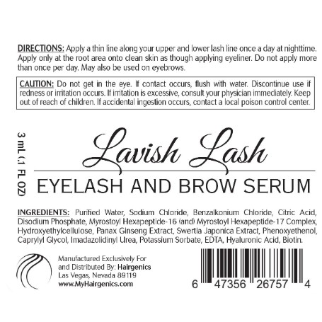 Huyết thanh mi lavish lash eyelash and brow serum