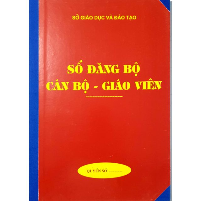 Sổ đăng bộ giáo viên