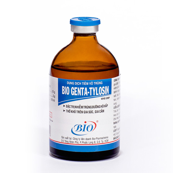 CHUYÊN DÙNG CHO GÀ ĐÁ  Bio Genta Tylosin [100 ml] gà đá BỊ khẹt, khò khè,KHÓ THỞ
