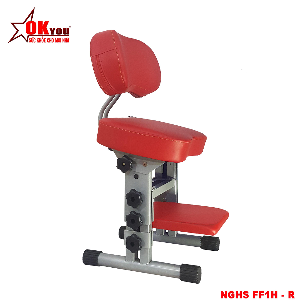 Ghế trẻ em OKyou NGHS FF1H-R ( Màu Đỏ) CÓ ĐỆM CHÂN DÀNH CHO TRẺ CÒN NHỎ NGỒI BÀN NGƯỜI LỚN