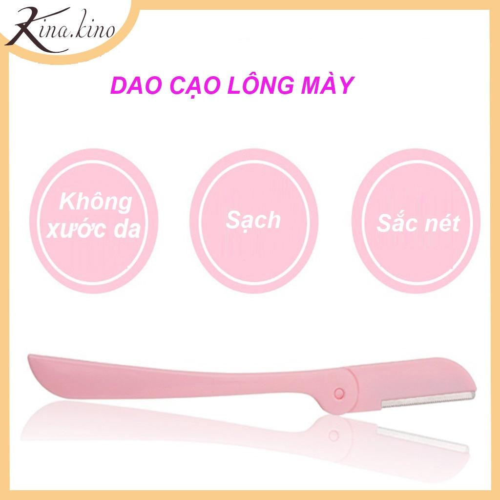 Dao cạo lông mày công nghệ mới không gây xước da - Cạo lông mày đẹp, điêu khắc chân mày - Dụng cụ trang điểm - Kina.Kino