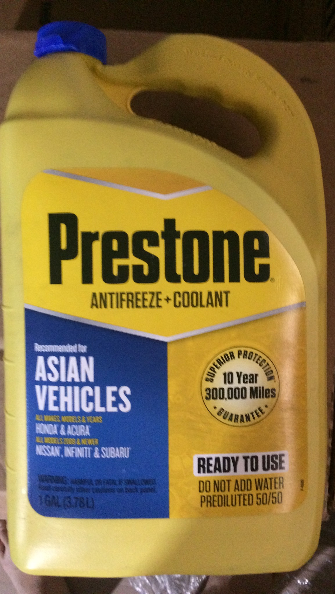 [HCM]Thùng 6 chai nước Làm Mát Prestone Honda AF6300 chuyên dùng dòng Xe Asian- Nước làm mát Prestone nhập khẩu từ Mỹ