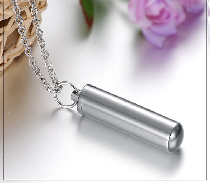 Mặt dây chuyền inox viên đạn rỗng ruột cao cấp thép không gỉ- md2lc