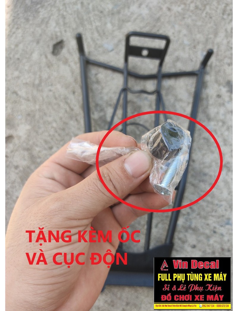 BAGA WINNER X TĨNH ĐIỆN ĐEN - BAGA GIỮA WINNER X ĐEN TẶNG KÈM ỐC VÀ CỤC KÊ - Vindecal BD