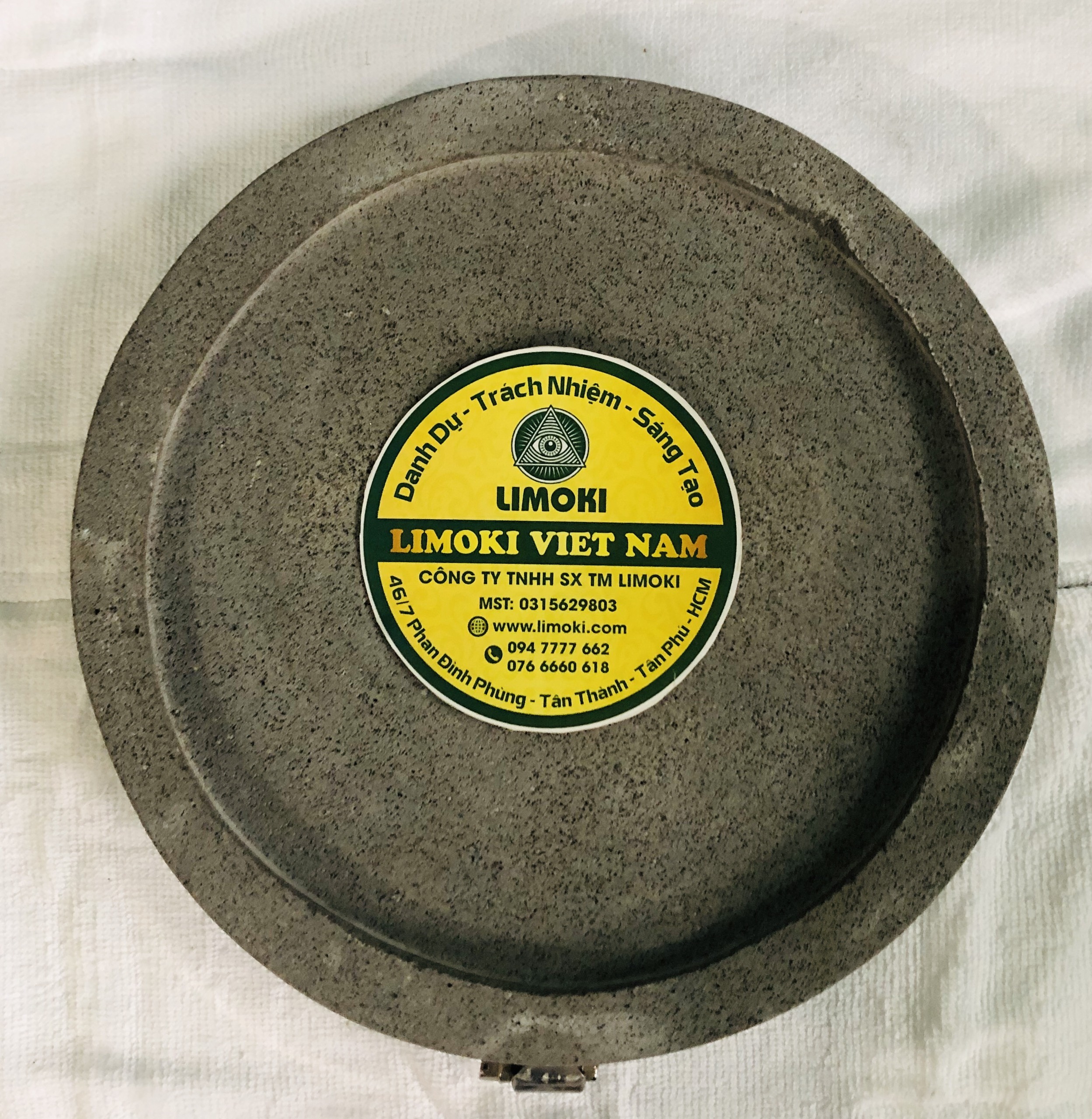 [HCM]Đá Nướng Thịt Núi Lửa Hình Tròn