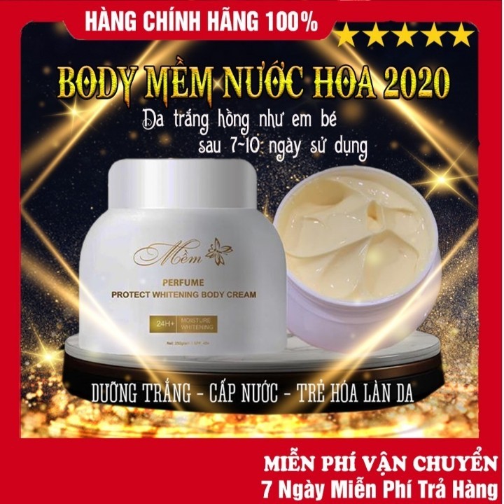 Kem body mềm hương nước hoa mẫu mới 2020 trắng da ngay sau lần đầu sử dụng body mềm -
