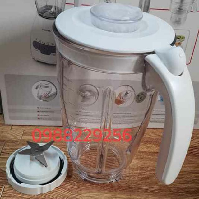 Phụ kiện máy xay- Bộ dao và cối sinh tố máy xay philip HR2115/HR2118/ HR2061/HR2067