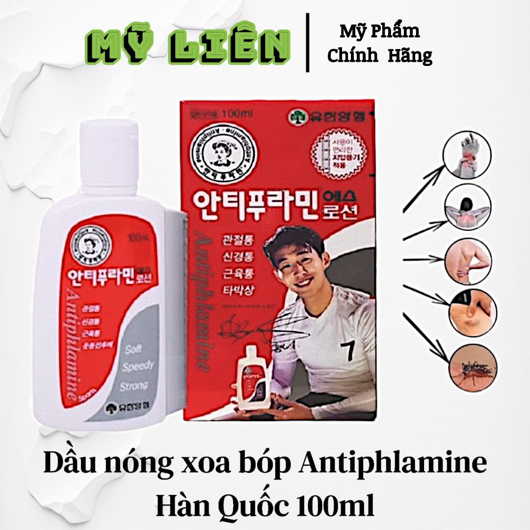 Dầu nóng xoa bóp Antiphlamine Hàn Quốc 100ml