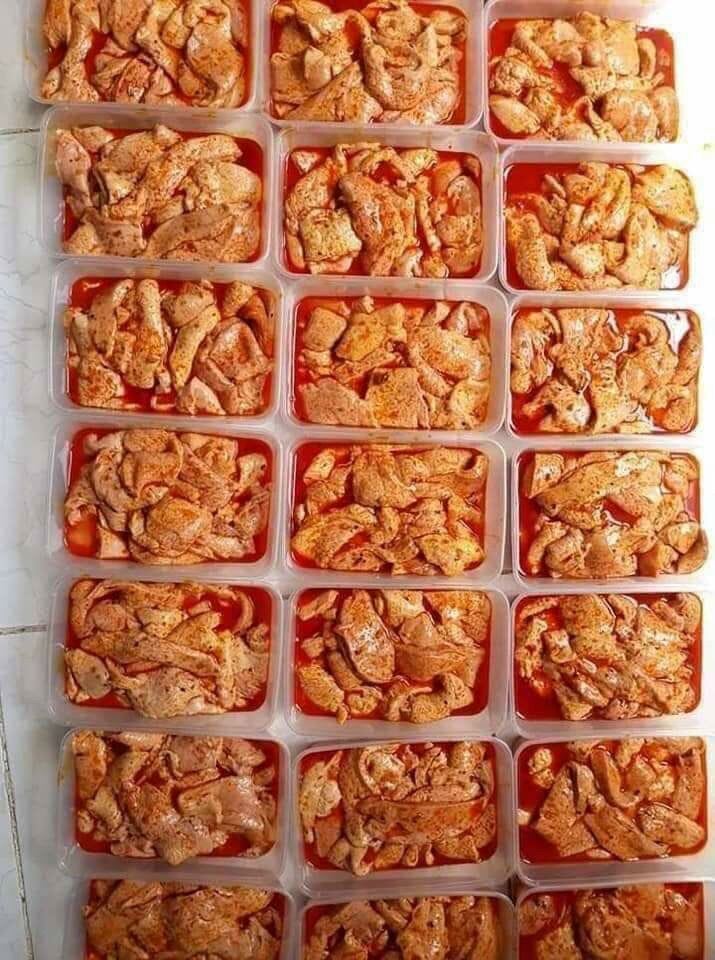Vú heo ướp chao 500gr