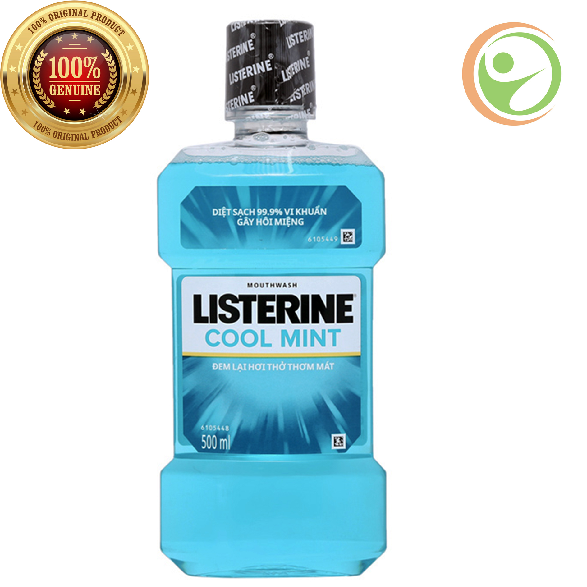 Nước súc miệng listerine - chai 500 ml.