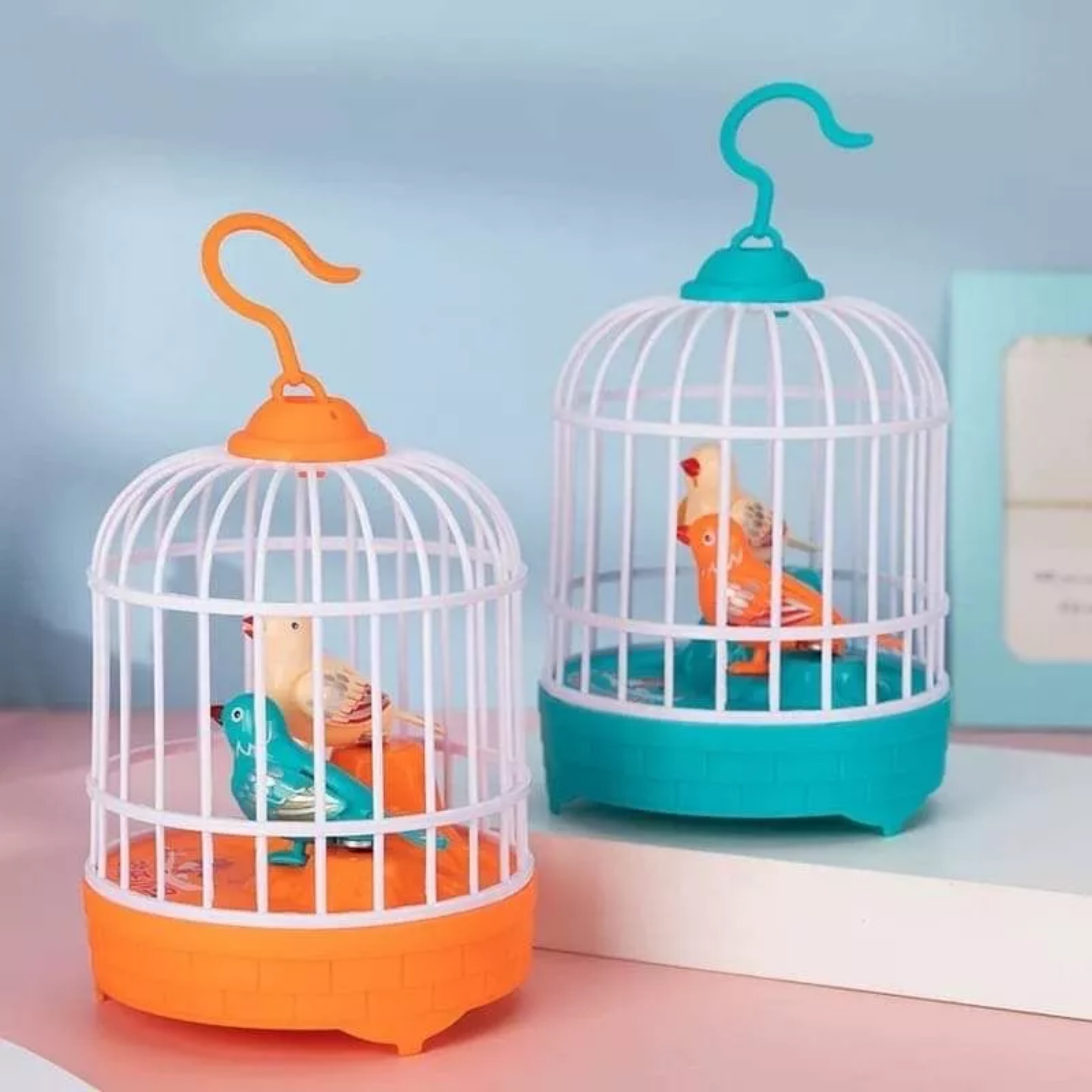Đồ chơi lồng chim biết hót phát nhạc phát sáng