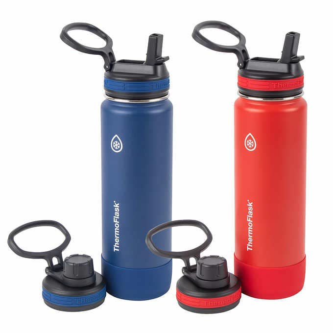 Bình giữ nhiệt ThermoFlask 710 ml - 2 màu xanh/đỏ